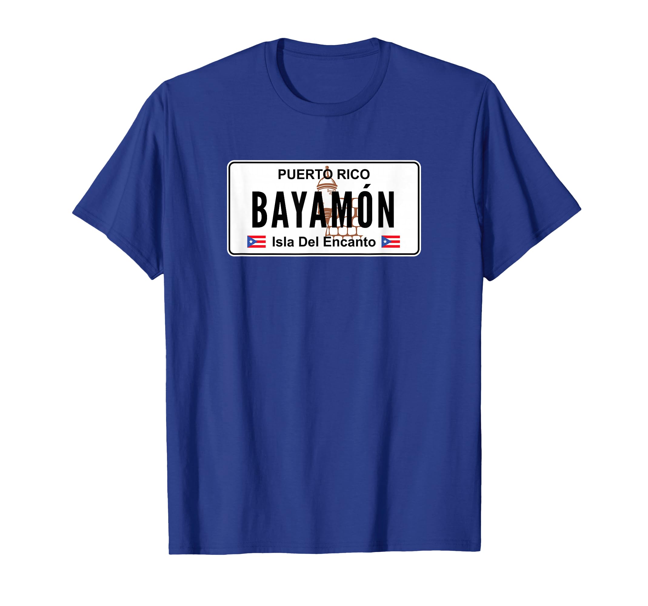 Bayamon Puerto Rico Pr License Plate T-Shirt - Novelty Apparel Men Women - T-Shirt, Sweatshirt, Hoodie