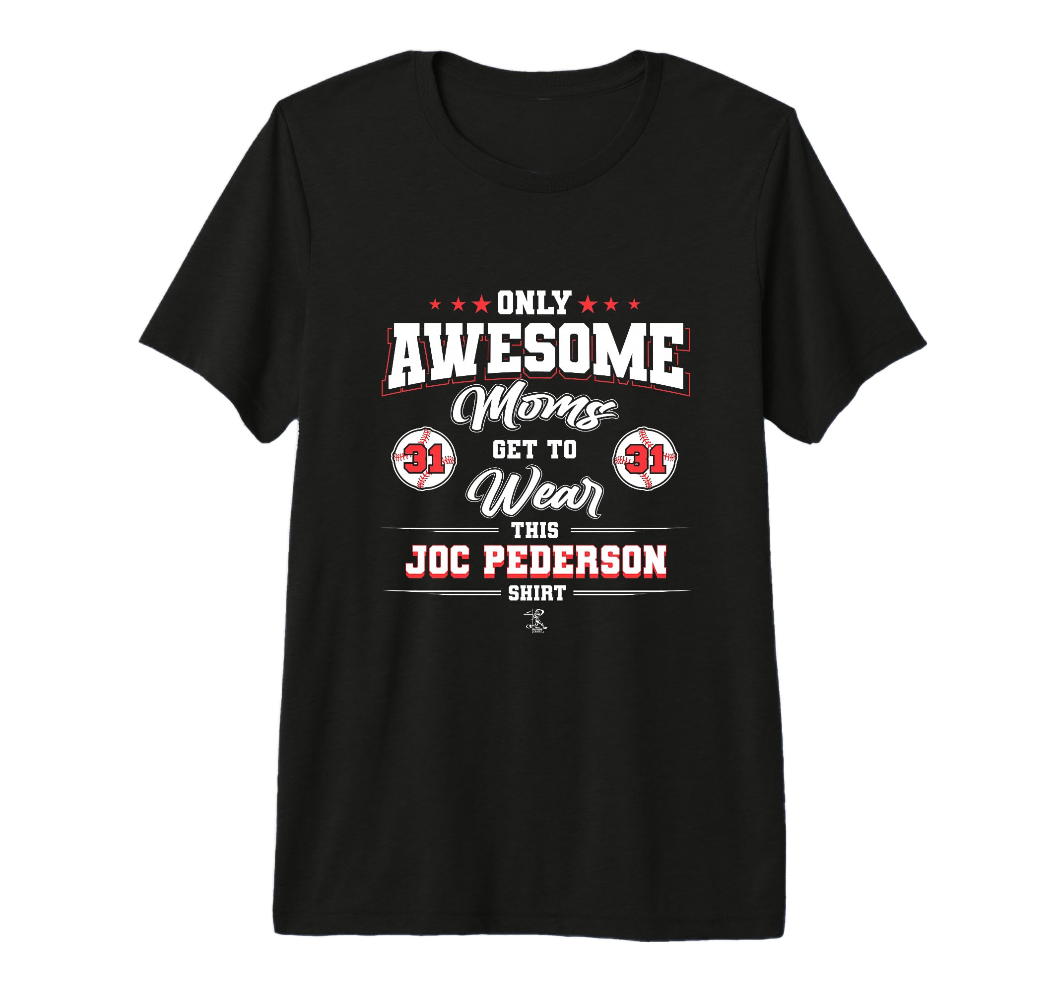 Joc Pederson Awesome Moms Tri Blend T-Shirt - Aesthetic Graphic for Adults - T-Shirt, Sweatshirt, Hoodie
