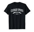 Colorado Springs Colorado Co Distressed T-Shirt - Unique Graphic Men Women - T-Shirt, Sweatshirt, Hoodie