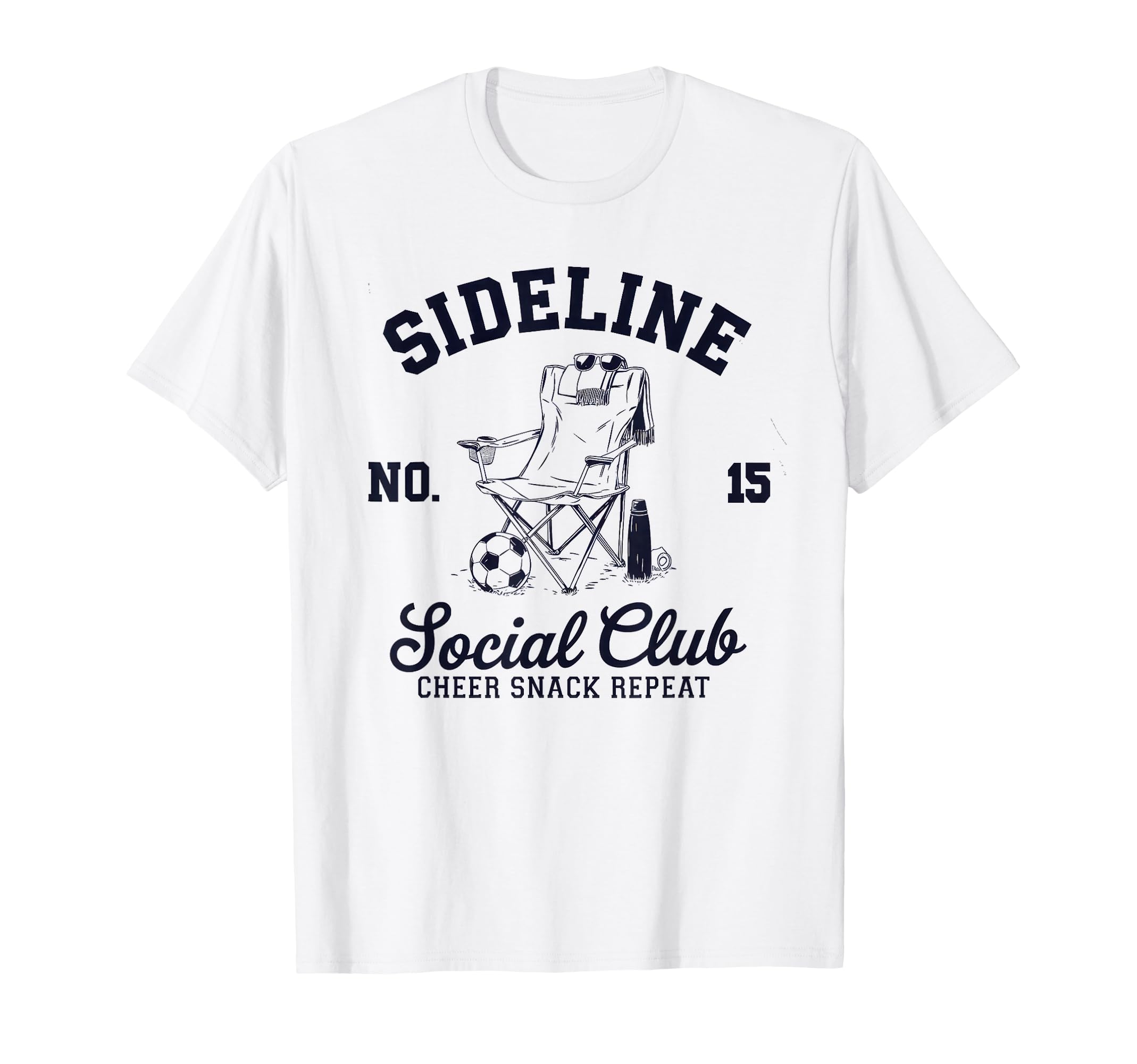 Sideline Social Club Soccer Mom Game T-Shirt - Minimalist Print for Adults - T-Shirt, Sweatshirt, Hoodie