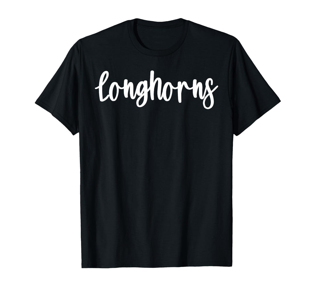 Longhorns School Spirit Team Mascot T-Shirt - Trendy Graphic for Adults - T-Shirt, Sweatshirt, Hoodie
