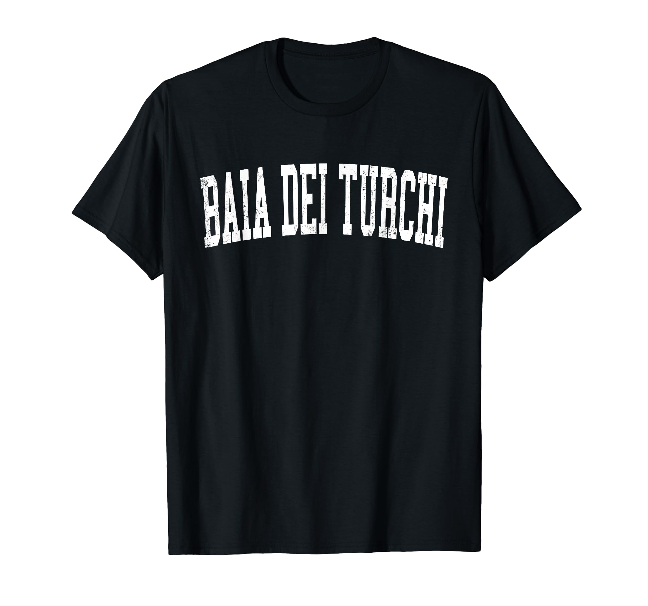 Baia Dei Turchi Distressed White T-Shirt - Streetwear Style Men Women - T-Shirt, Sweatshirt, Hoodie