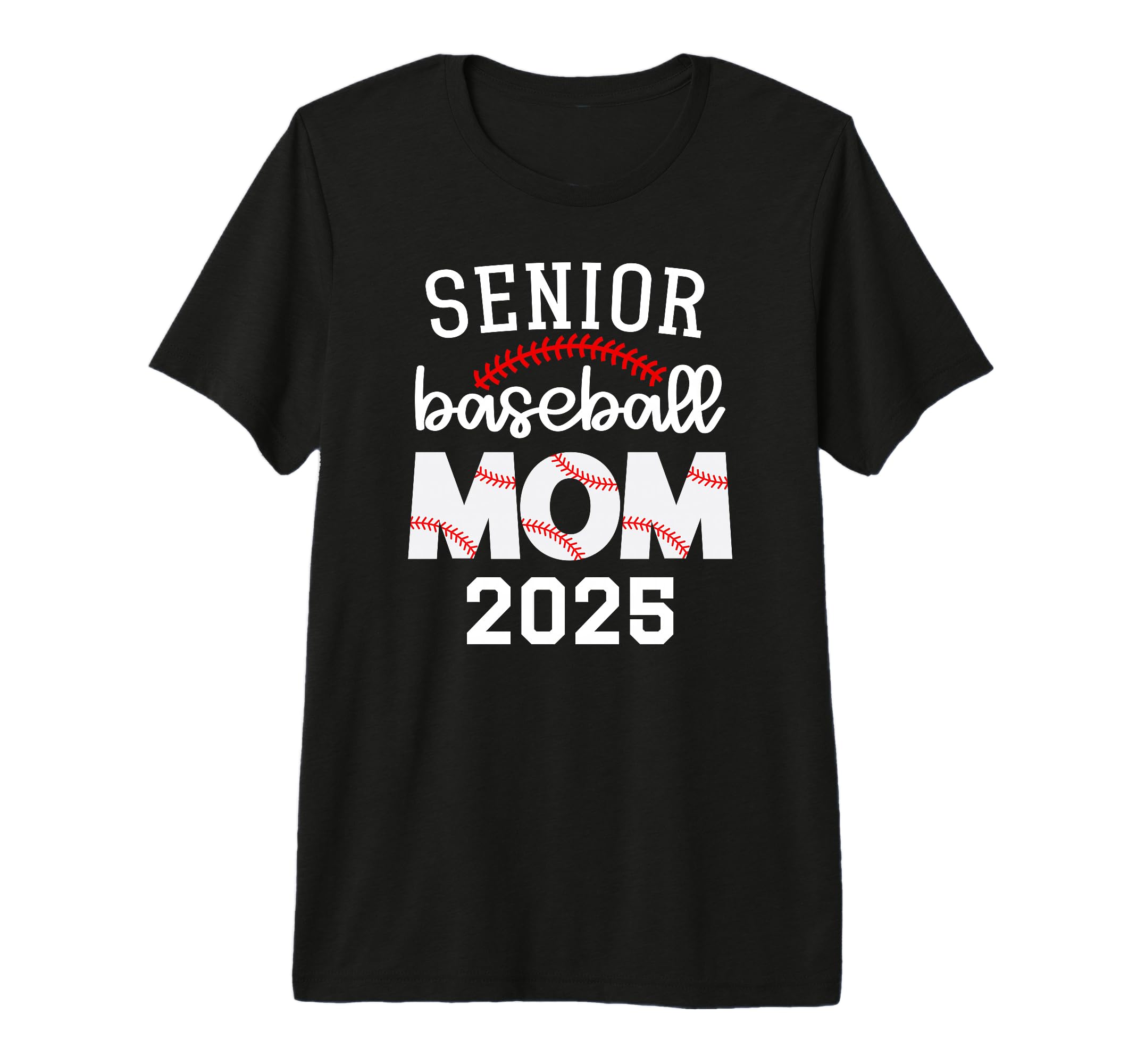 Senior Baseball Mom 2025 Baseball T-Shirt - Custom Art Print Men Women - T-Shirt, Sweatshirt, Hoodie