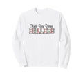 Kinda Busy Raising Ballers Funny Sweatshirt - Graphic Print Unisex - T-Shirt, Sweatshirt, Hoodie