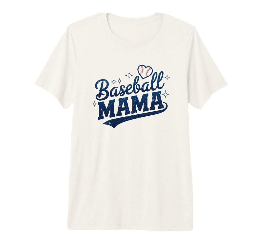 Baseball Mama Proud Baseball Mom T-Shirt - Casual Everyday Wear Men Women - T-Shirt, Sweatshirt, Hoodie