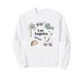 Los Angeles Icons Roller Skate Palm Sweatshirt - Trendy Graphic Men Women - T-Shirt, Sweatshirt, Hoodie