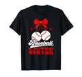 Baseball Sister Coquette Baseball T-Shirt - Aesthetic Graphic for Adults - T-Shirt, Sweatshirt, Hoodie