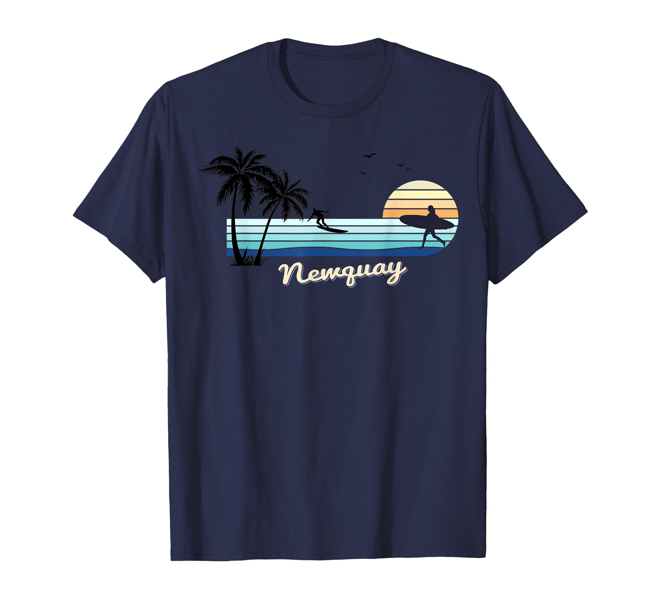 Newquay Cornwall Surfer And Surfing T-Shirt - Novelty Apparel for Adults - T-Shirt, Sweatshirt, Hoodie