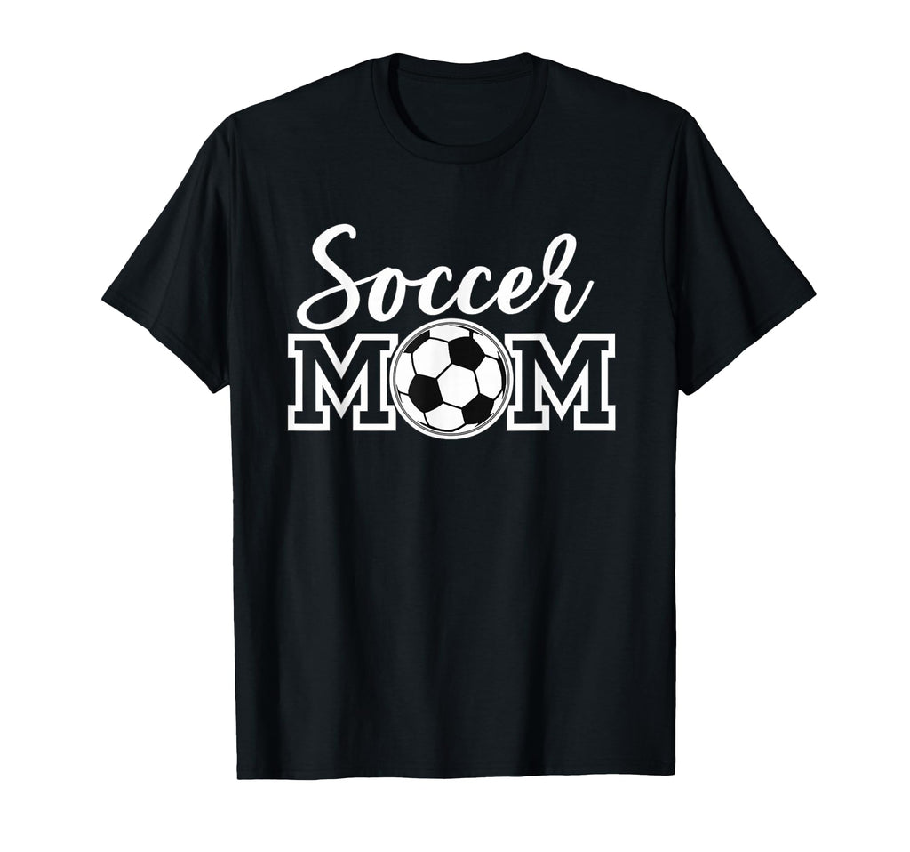 Soccer Mom White Sports Mom Game Day T-Shirt - Aesthetic Graphic for Adults - T-Shirt, Sweatshirt, Hoodie