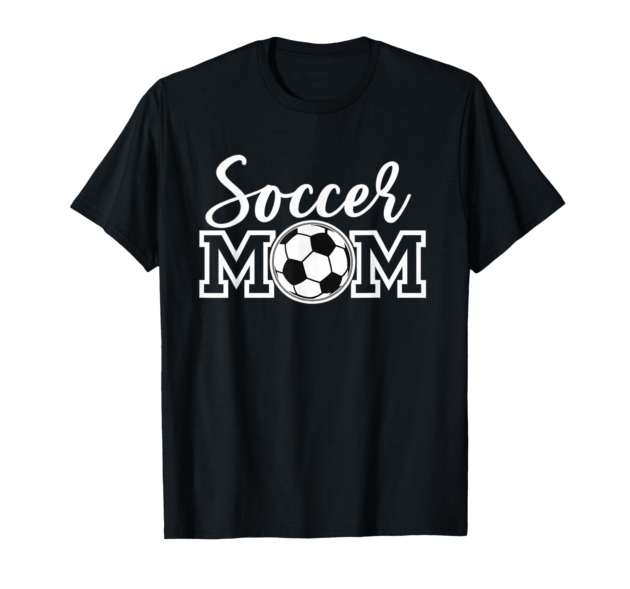 Soccer Mom White Sports Mom Game Day T-Shirt - Aesthetic Graphic for Adults - T-Shirt, Sweatshirt, Hoodie