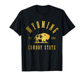 Wyoming Est 1890 Cowboy State Bison Pride T-Shirt - Unique Graphic Unisex - T-Shirt, Sweatshirt, Hoodie