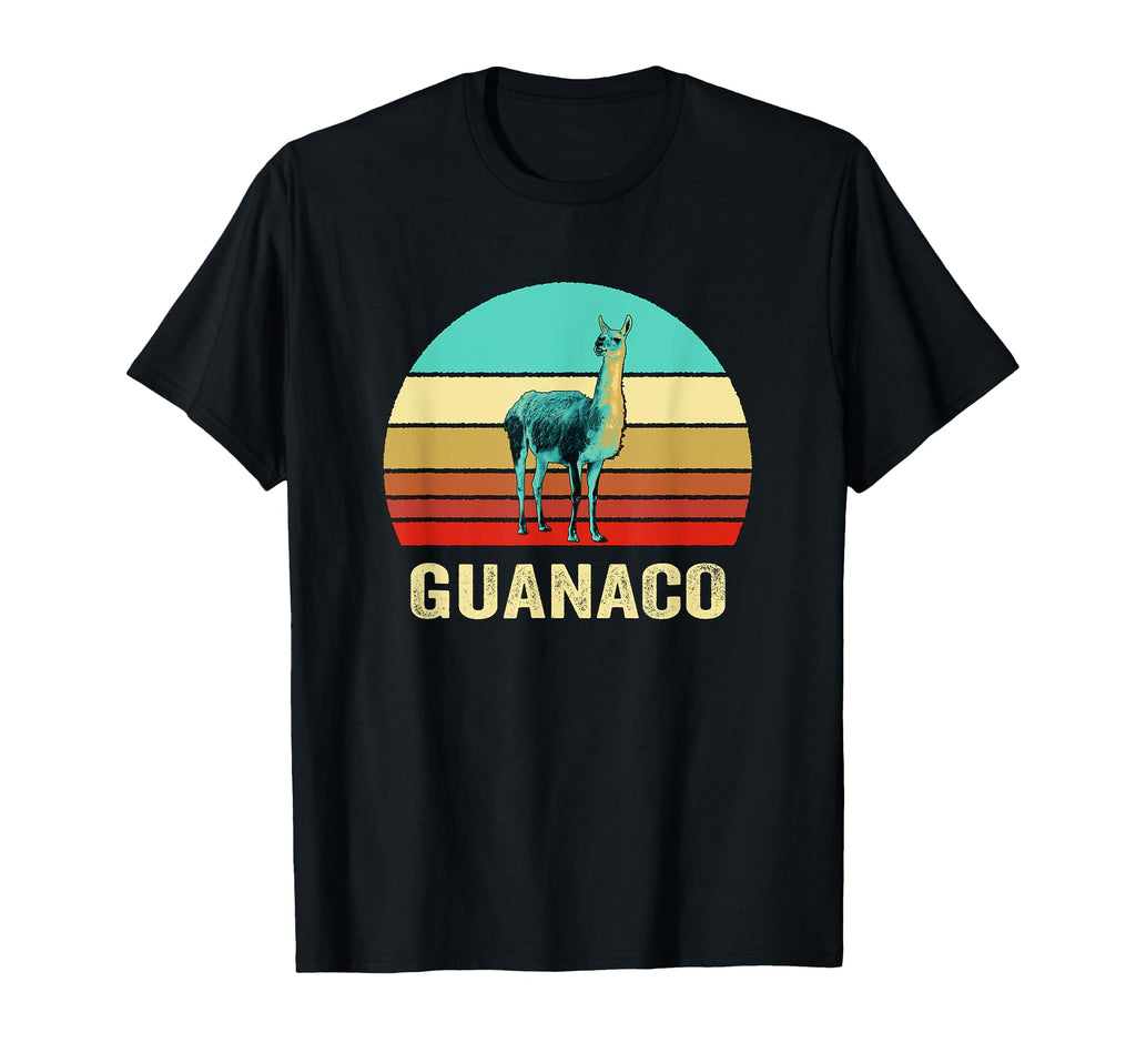 Sunset Guanaco T-Shirt - Trendy Graphic Unisex - T-Shirt, Sweatshirt, Hoodie