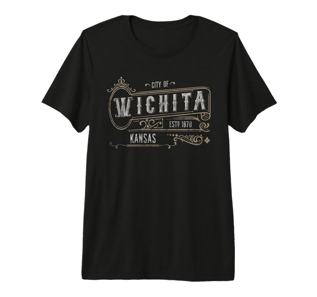 Wichita Ks Victorian Home City T-Shirt - Aesthetic Graphic Men Women - T-Shirt, Sweatshirt, Hoodie