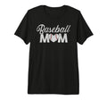 Baseball Mom Mama Mothers Day Tri Blend T-Shirt - Graphic Print Unisex - T-Shirt, Sweatshirt, Hoodie