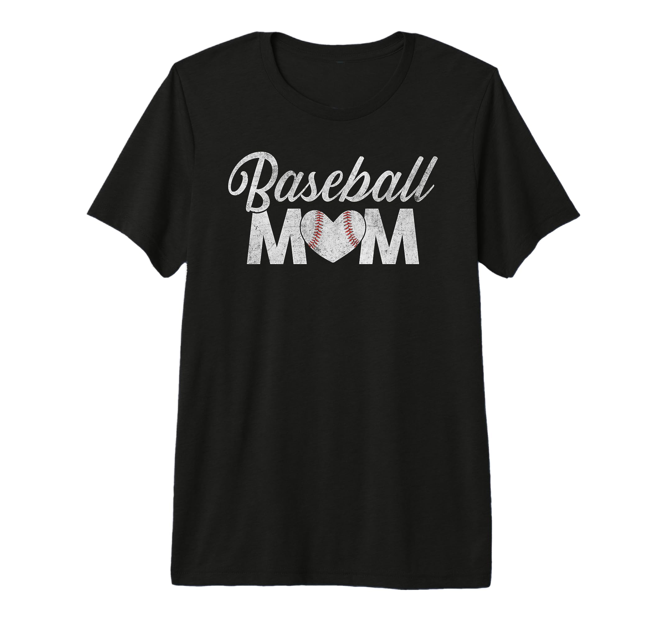 Baseball Mom Mama Mothers Day Tri Blend T-Shirt - Graphic Print Unisex - T-Shirt, Sweatshirt, Hoodie