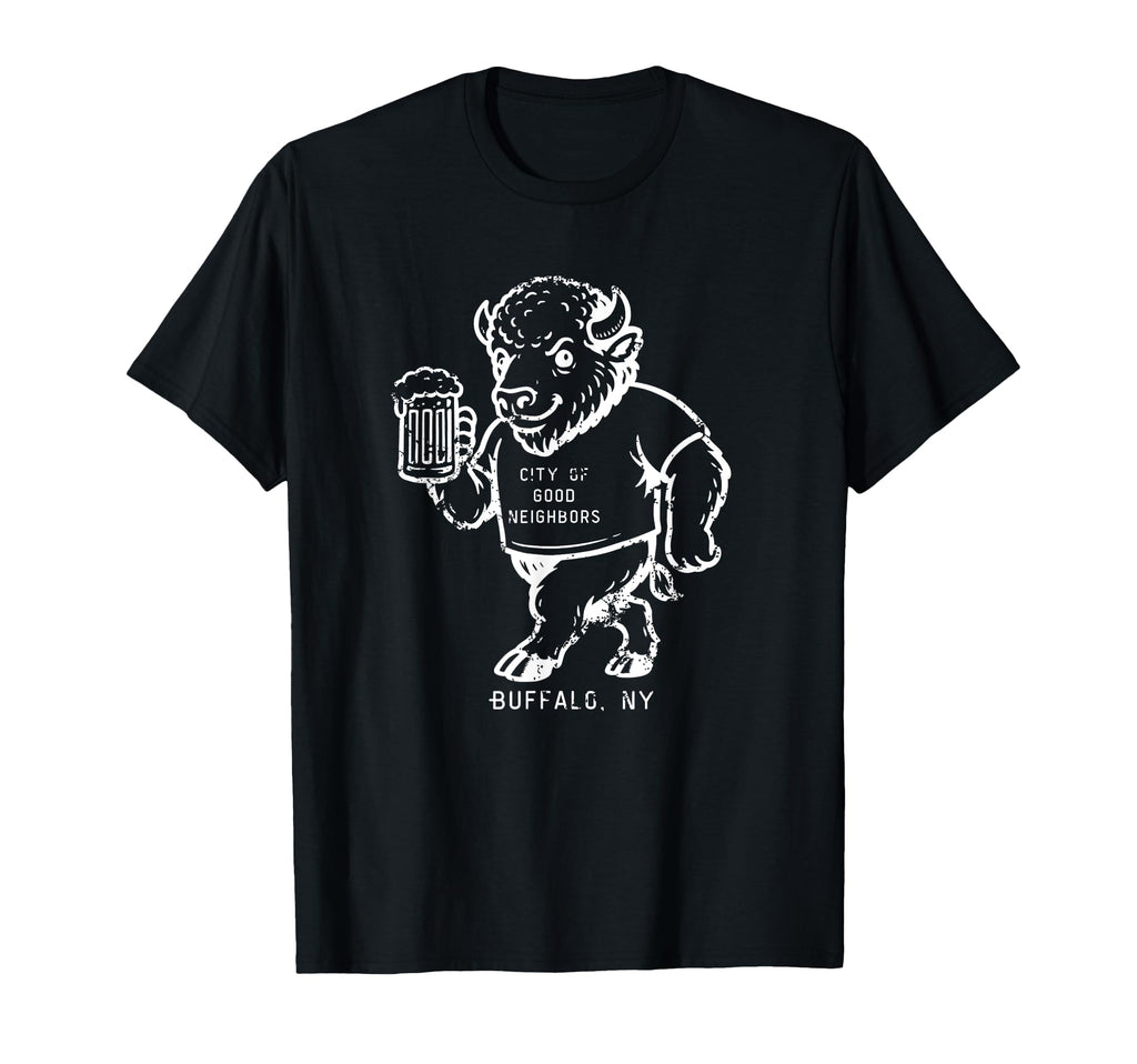 Buffalo Ny Grunge Distressed T-Shirt - Custom Art Print Unisex - T-Shirt, Sweatshirt, Hoodie