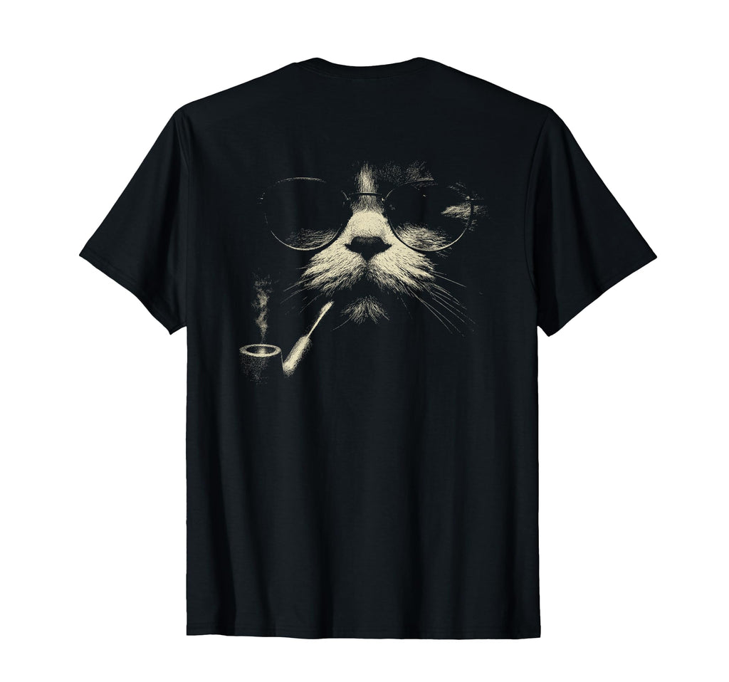 Tabby Cat Smoking Cigarette T-Shirt - Casual Everyday Wear for Adults - T-Shirt, Sweatshirt, Hoodie