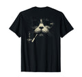 Tabby Cat Smoking Cigarette T-Shirt - Casual Everyday Wear for Adults - T-Shirt, Sweatshirt, Hoodie