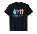 Last Day School School Is Out Peace T-Shirt - Novelty Apparel for Adults - T-Shirt, Sweatshirt, Hoodie