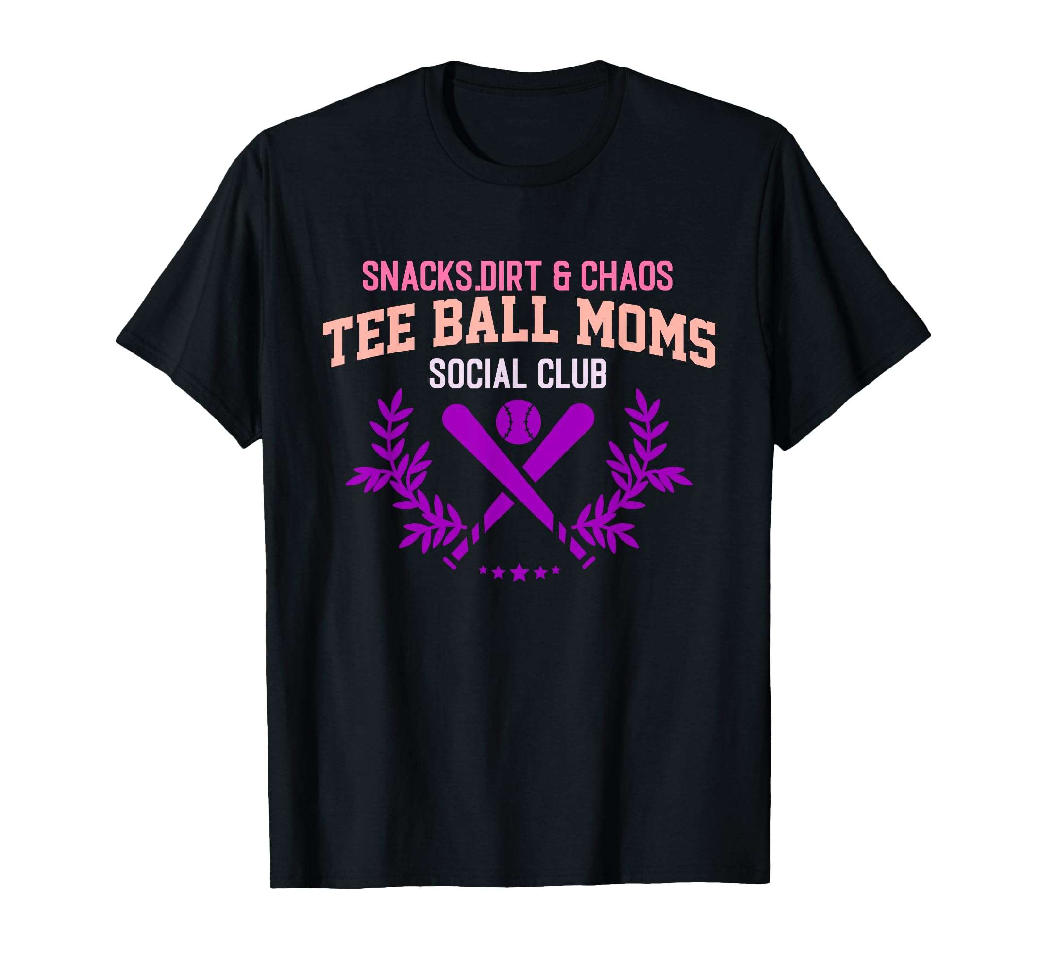 Snacks Dirt Chaos Ball Moms Social Club T-Shirt - Unique Graphic Men Women - T-Shirt, Sweatshirt, Hoodie