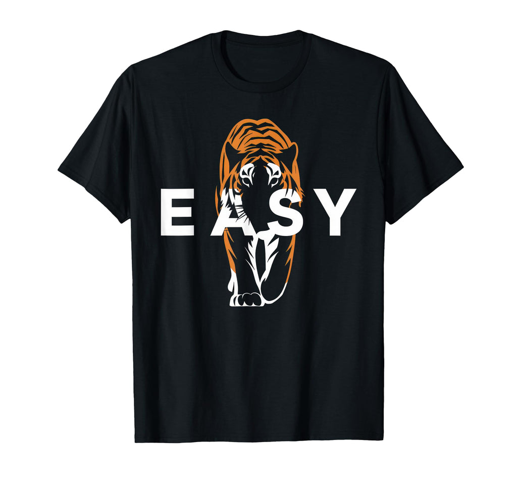 Easy Tiger Distressed Black Tiger T-Shirt - Casual Everyday Wear Unisex - T-Shirt, Sweatshirt, Hoodie