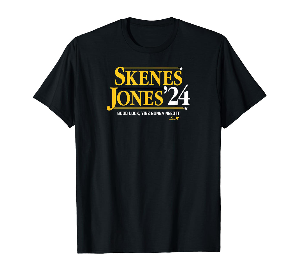 Skenes Jones 24 Pittsburgh Baseball T-Shirt - Novelty Apparel Unisex - T-Shirt, Sweatshirt, Hoodie