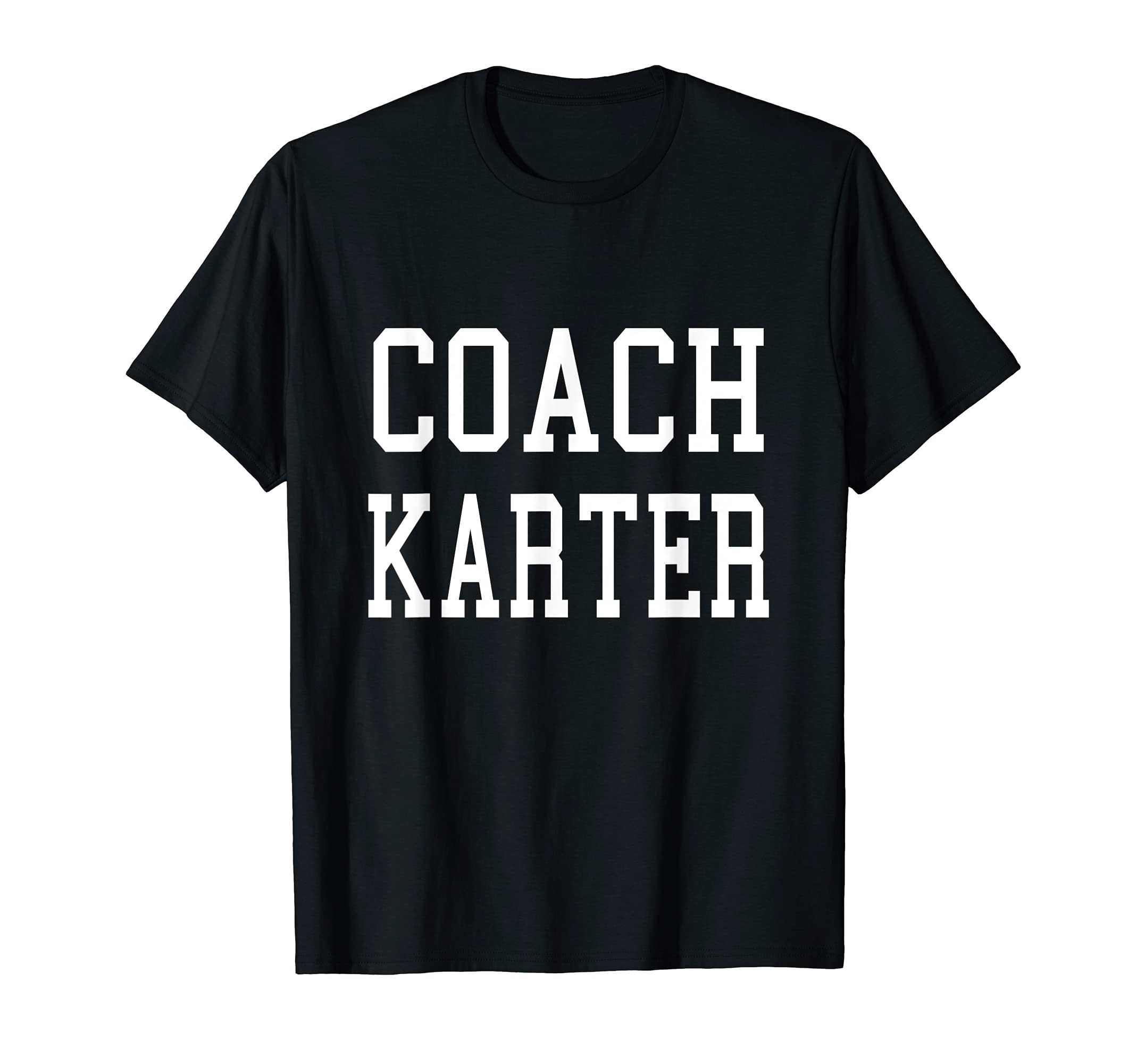 Coach Karter Custom Football Soccer T-Shirt - Aesthetic Graphic Men Women - T-Shirt, Sweatshirt, Hoodie