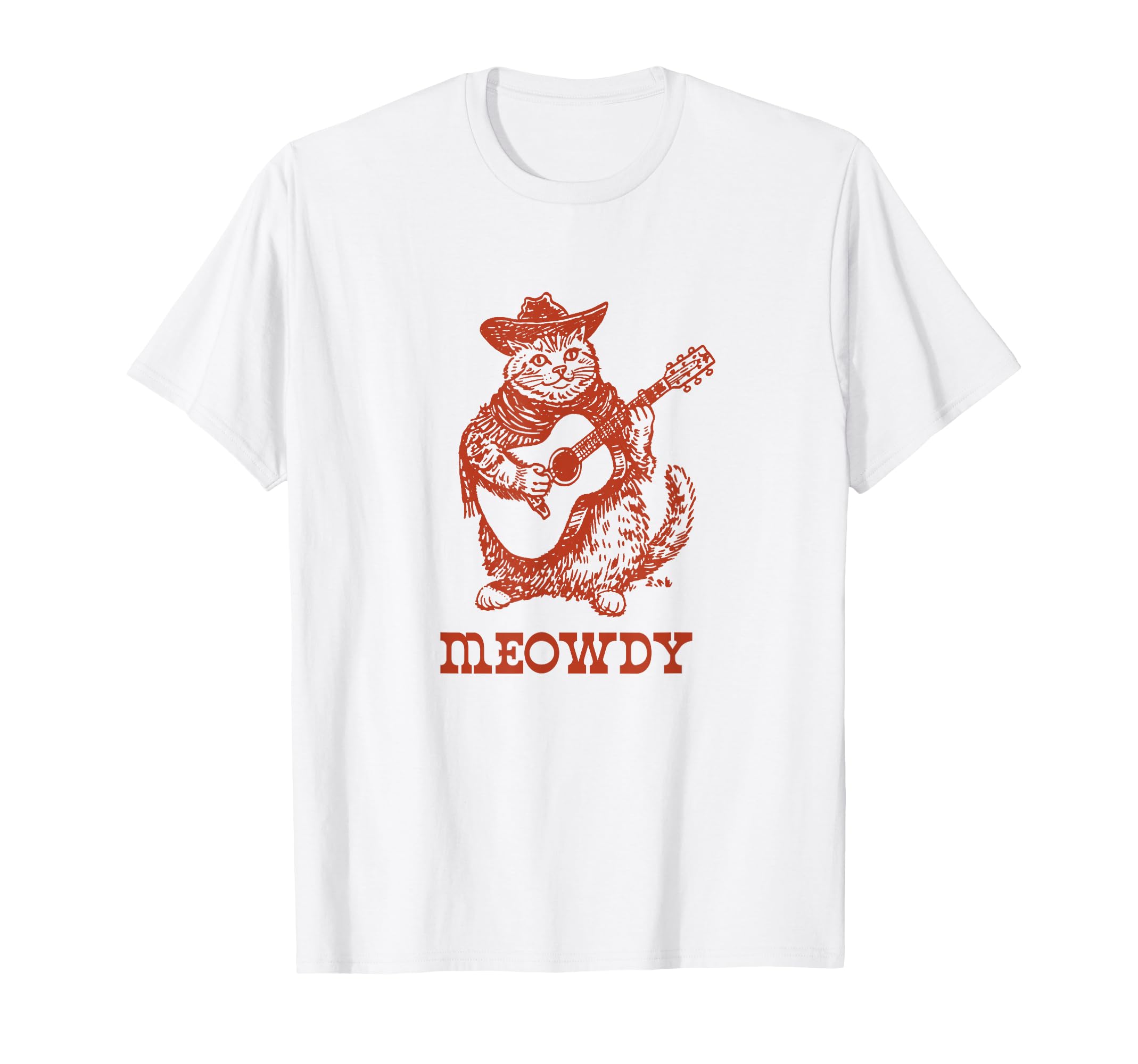 Meowdy Funny Country Music Cat Cowgirl T-Shirt - Graphic Print Unisex - T-Shirt, Sweatshirt, Hoodie