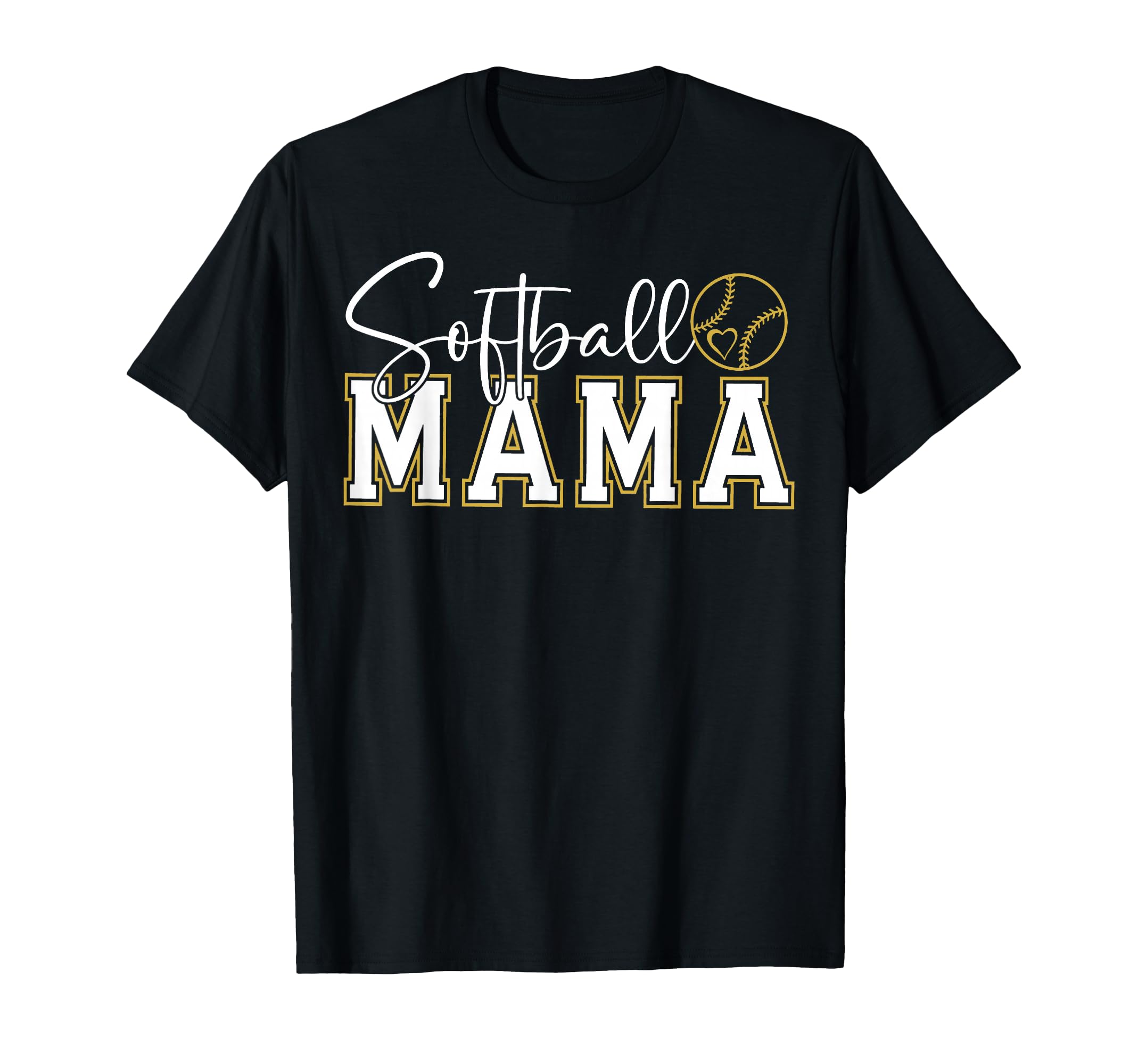 Softball Mama Game Day Sports Mom Support T-Shirt - Trendy Graphic Unisex - T-Shirt, Sweatshirt, Hoodie