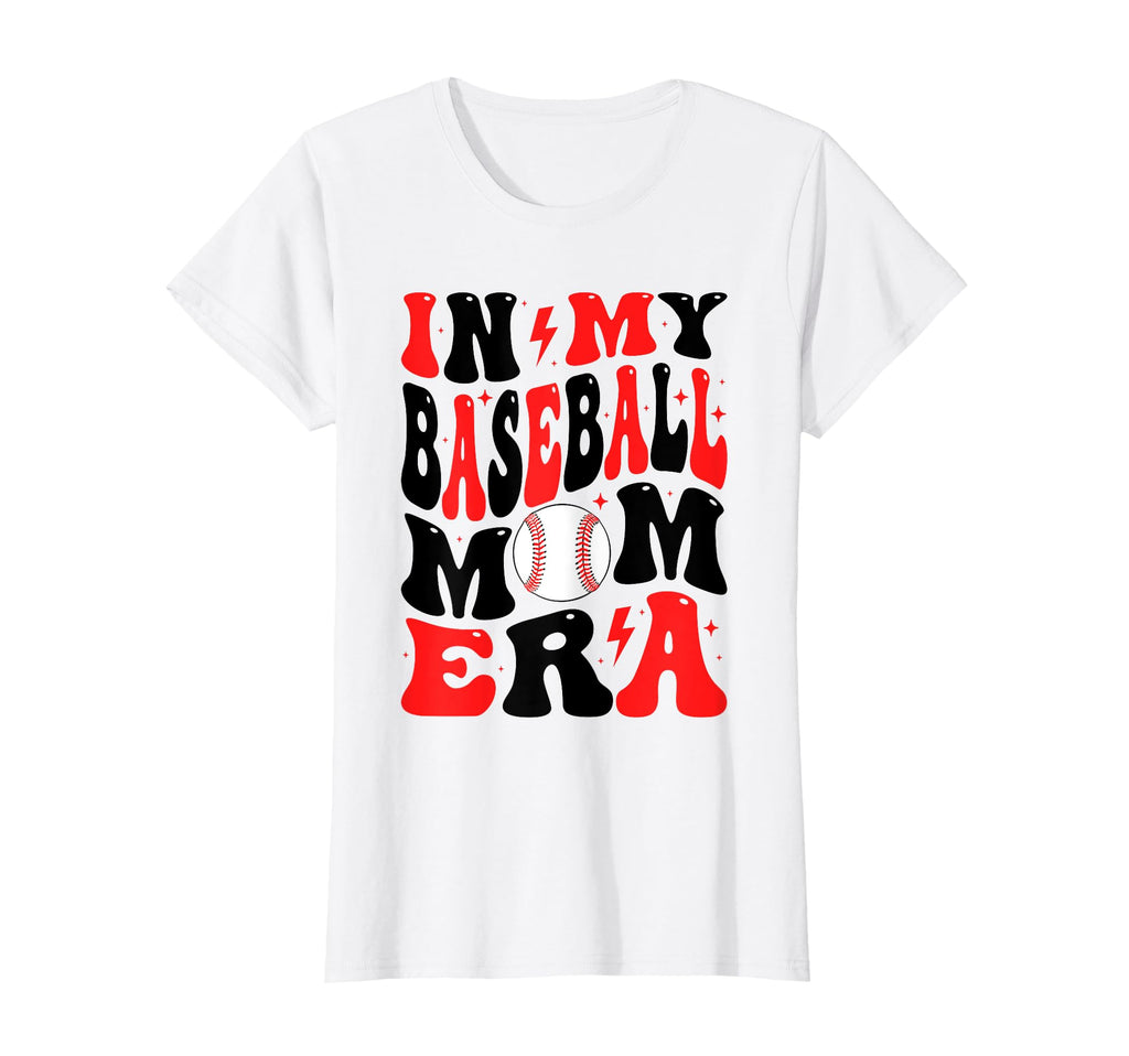 My Baseball Mom Era Groovy Mom T-Shirt - Custom Art Print Men Women - T-Shirt, Sweatshirt, Hoodie