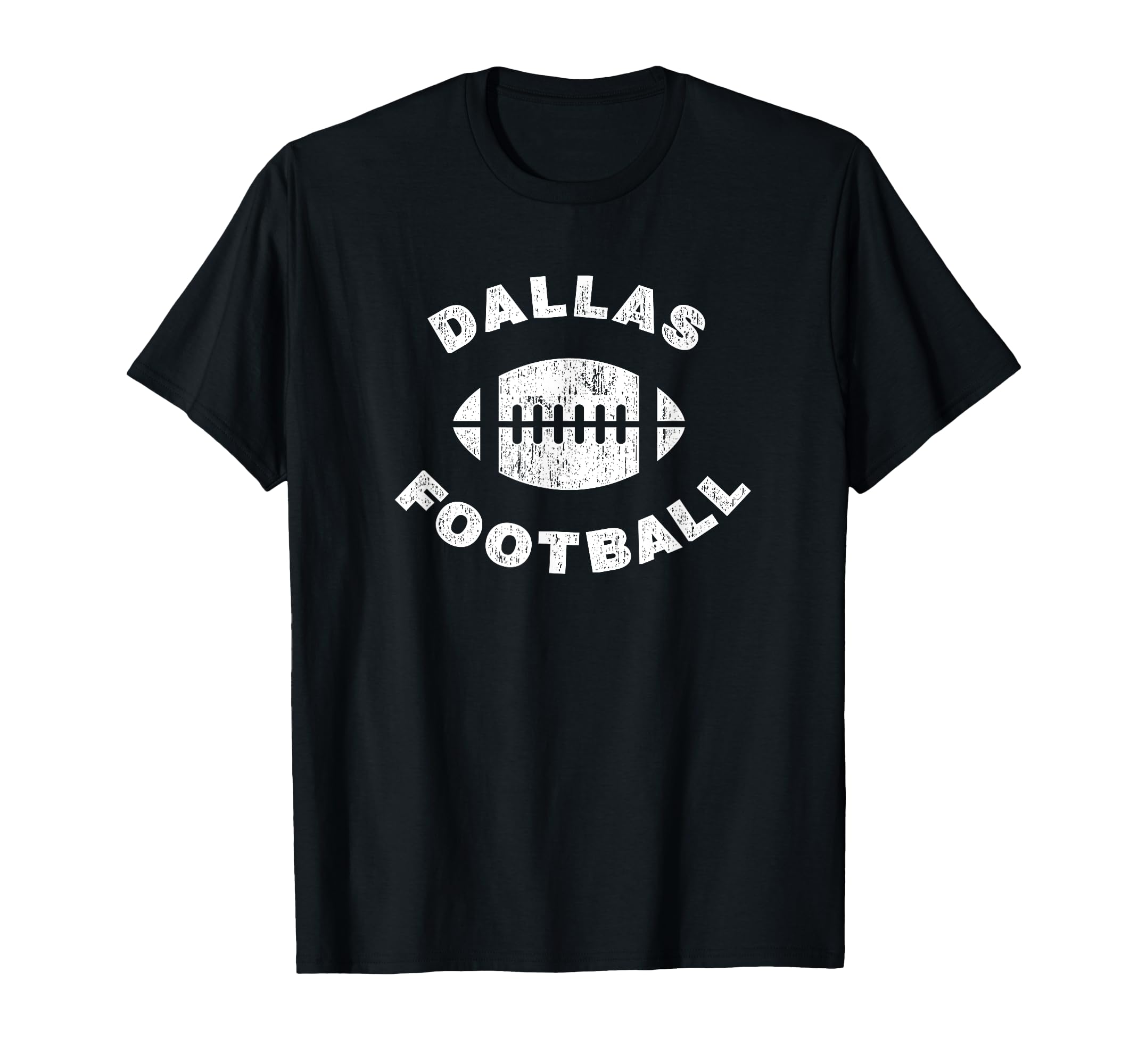 Dallas Distressed Football Sports T-Shirt - Custom Art Print for Adults - T-Shirt, Sweatshirt, Hoodie