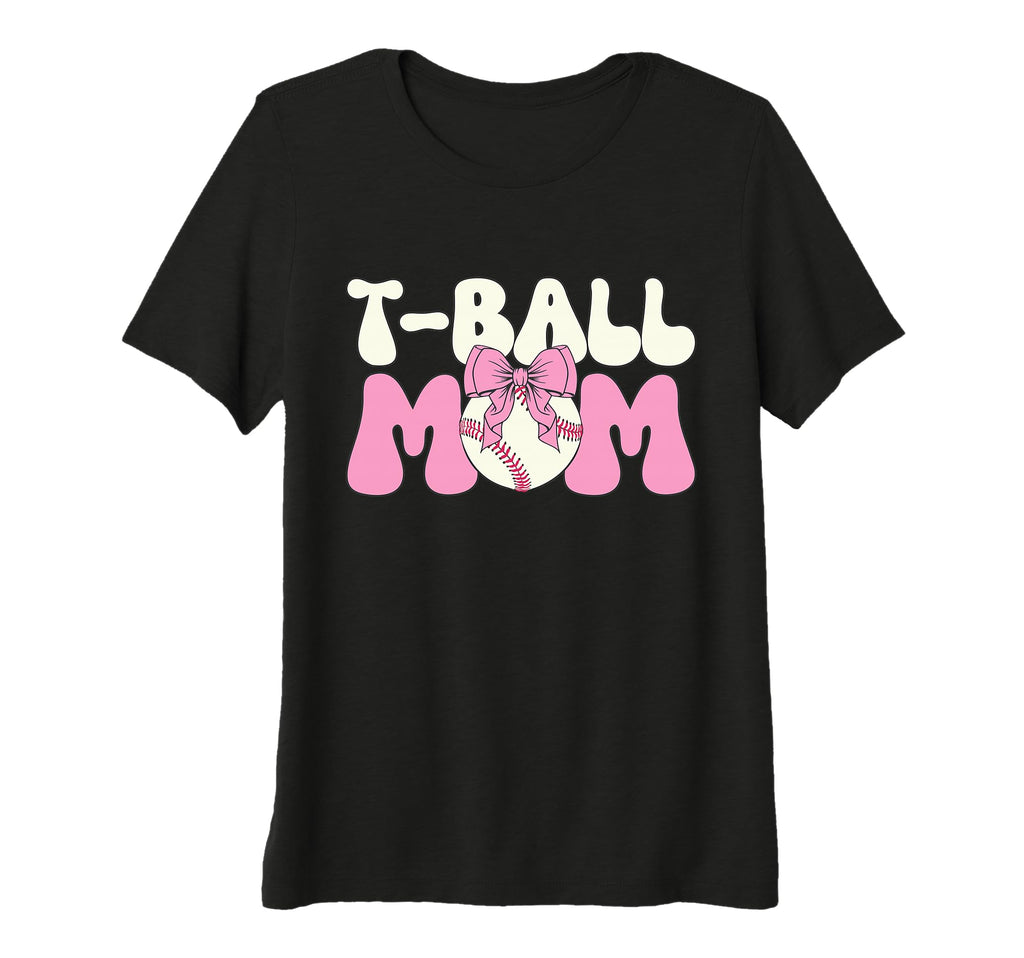 Womens T Ball Mama Baseball Tball Mom T-Shirt - Unique Graphic Men Women - T-Shirt, Sweatshirt, Hoodie
