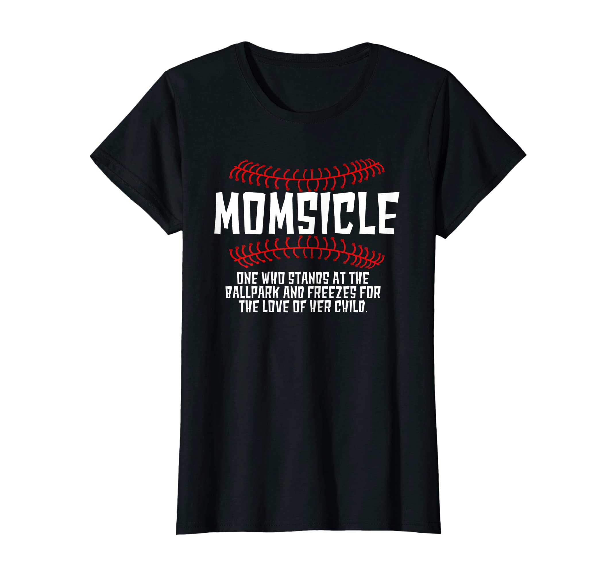 Womens Momsicle Proud Baseball Mom T-Shirt - Novelty Apparel Men Women - T-Shirt, Sweatshirt, Hoodie