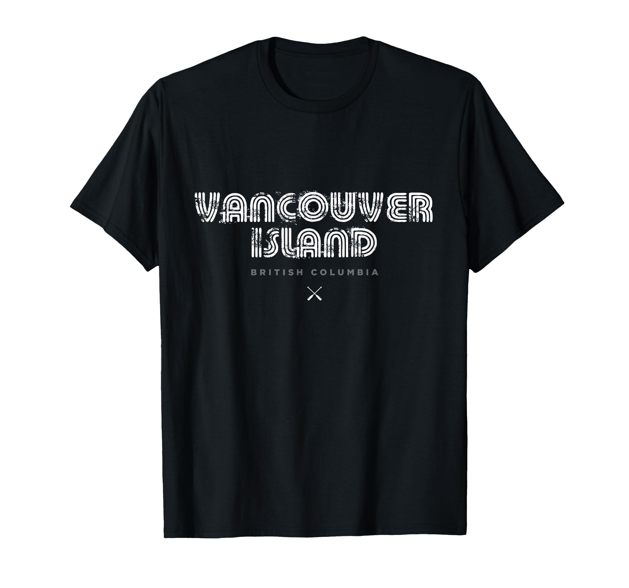 Vancouver Island 70S 80S Type T-Shirt - Fun Novelty Design Unisex - T-Shirt, Sweatshirt, Hoodie