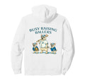 Busy Raising Baller Baseball Softball Mom Hoodie - Minimalist Print Unisex - T-Shirt, Sweatshirt, Hoodie
