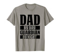 Dad Day Guardian Night Funny Mens Gamer T-Shirt - Minimalist Print Unisex - T-Shirt, Sweatshirt, Hoodie