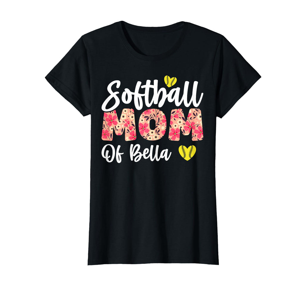 Softball Mom Bella Baseball T-Shirt - Casual Everyday Wear for Adults - T-Shirt, Sweatshirt, Hoodie