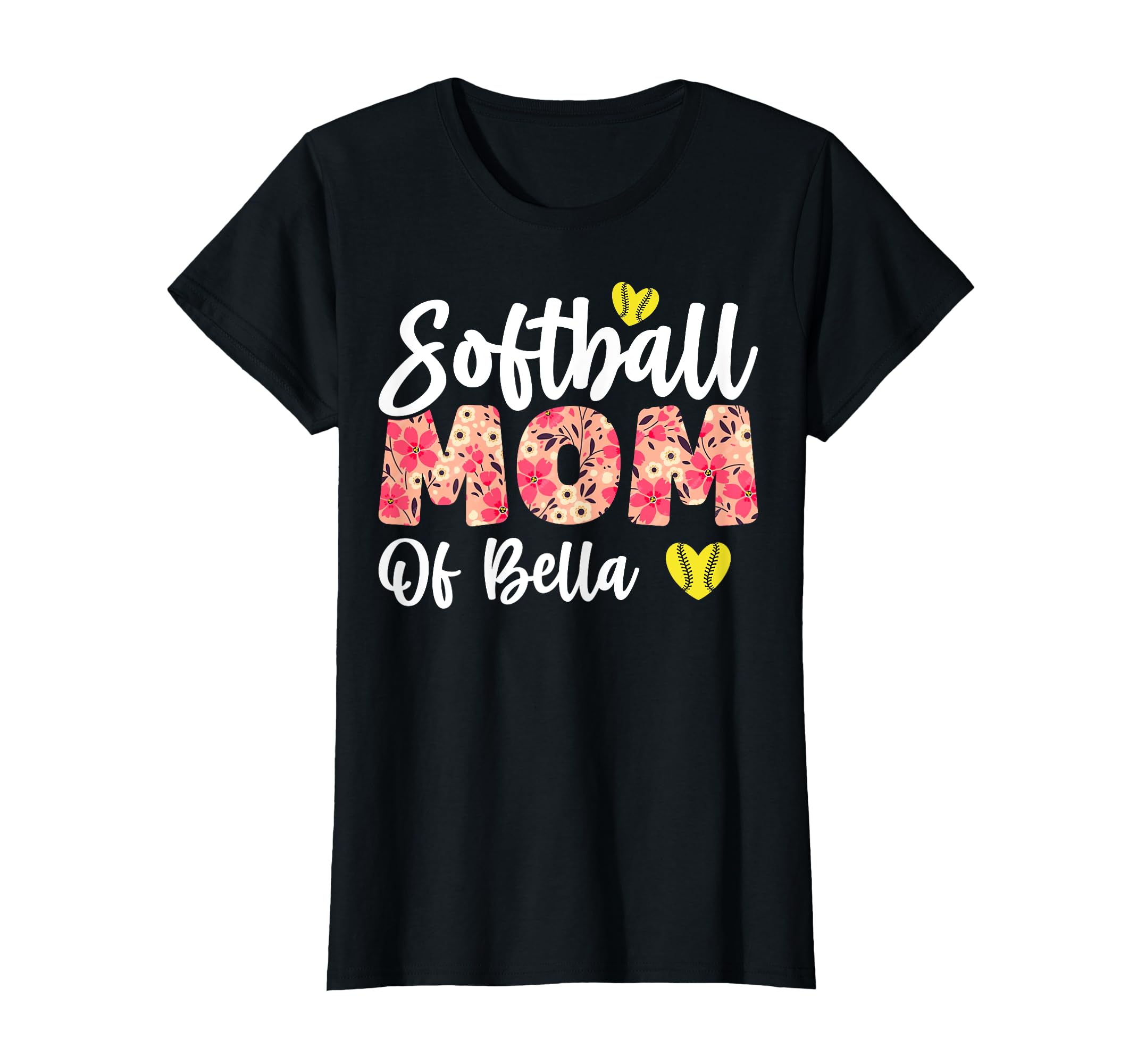 Softball Mom Bella Baseball T-Shirt - Casual Everyday Wear for Adults - T-Shirt, Sweatshirt, Hoodie