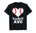 Baseball Avo Funny Baseball Heart T-Shirt - Minimalist Print for Adults - T-Shirt, Sweatshirt, Hoodie
