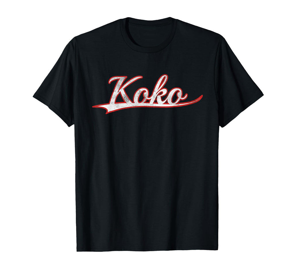 Koko Travel Vacation Varsity Throwback T-Shirt - Aesthetic Graphic Unisex - T-Shirt, Sweatshirt, Hoodie