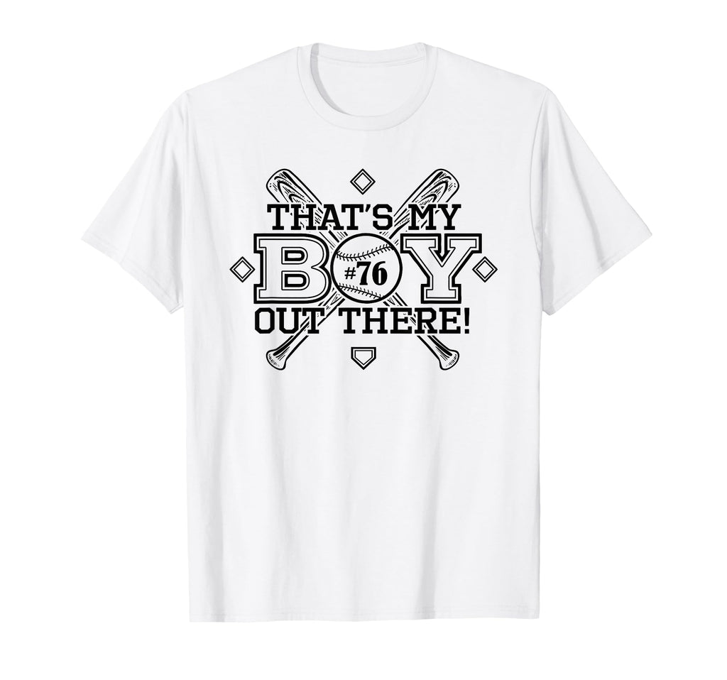 Baseball Mom Dad Thats My Proud Parent T-Shirt - Novelty Apparel Men Women - T-Shirt, Sweatshirt, Hoodie