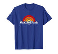 Oakland Park Florida Fl 70S Rainbow T-Shirt - Streetwear Style for Adults - T-Shirt, Sweatshirt, Hoodie