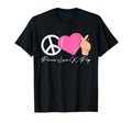 Peace Love K Pop Kpop Anime Lover T-Shirt - Novelty Apparel Men Women - T-Shirt, Sweatshirt, Hoodie