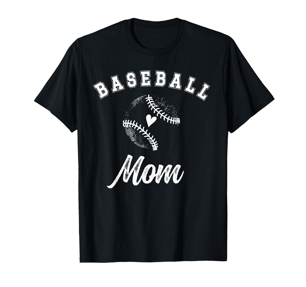 Proud Baseball Mom T-Shirt - Casual Everyday Wear Men Women - T-Shirt, Sweatshirt, Hoodie