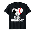 Ball Grammy Heart Funny Soccer T-Shirt - Streetwear Style for Adults - T-Shirt, Sweatshirt, Hoodie