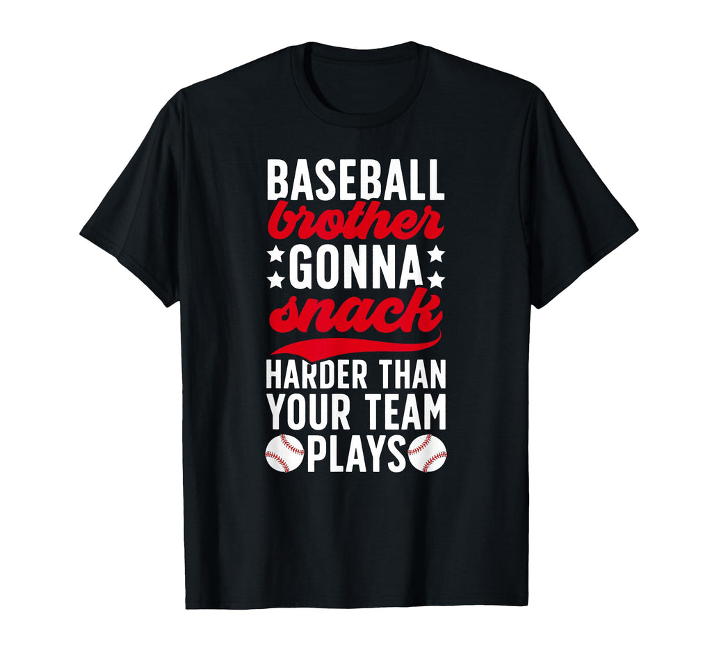 Funny Baseball Brother Baseball T-Shirt - Casual Everyday Wear Men Women - T-Shirt, Sweatshirt, Hoodie