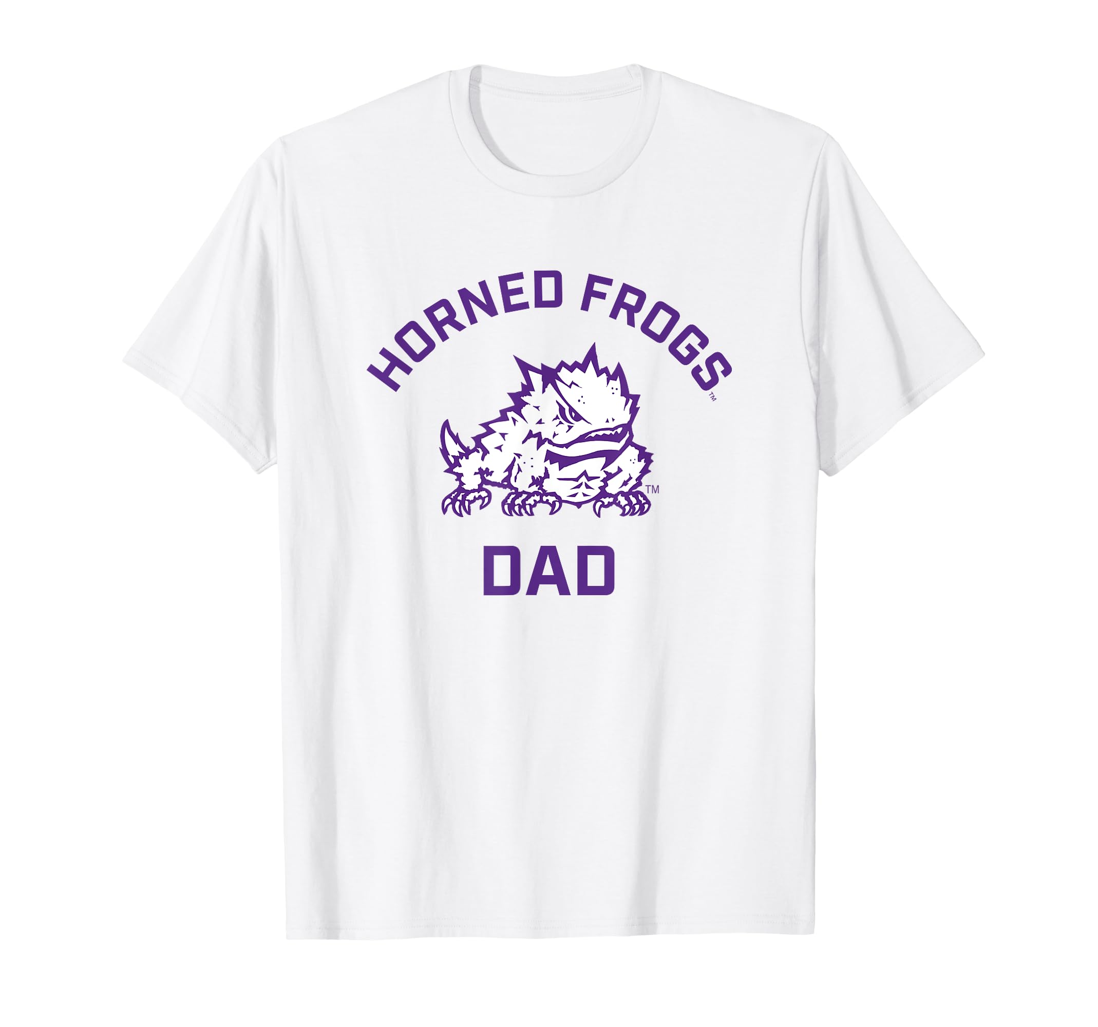 Tcu Horned Frogs Arched Dad T-Shirt - Novelty Apparel for Adults - T-Shirt, Sweatshirt, Hoodie