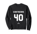 Willson Contreras 40 Chicago Sweatshirt - Fun Novelty Design for Adults - T-Shirt, Sweatshirt, Hoodie