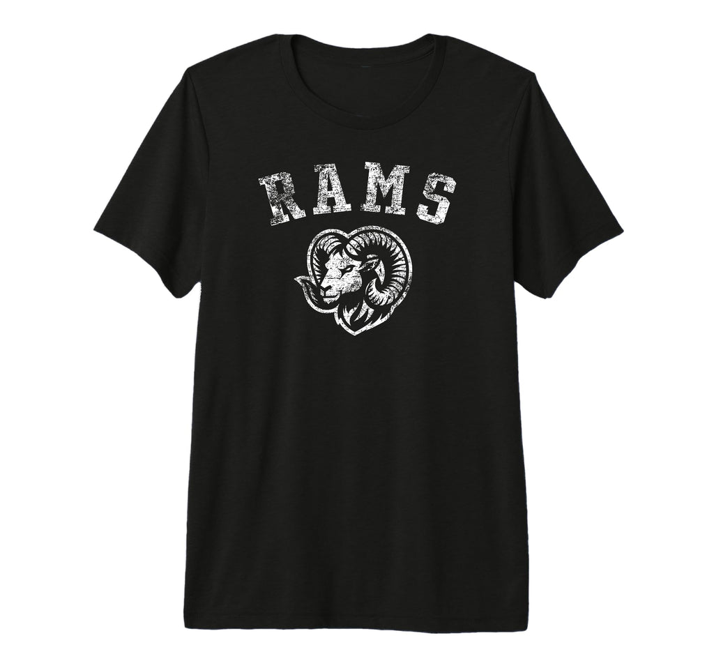 Rams Mascot Elementary Middle And High T-Shirt - Streetwear Style Unisex - T-Shirt, Sweatshirt, Hoodie