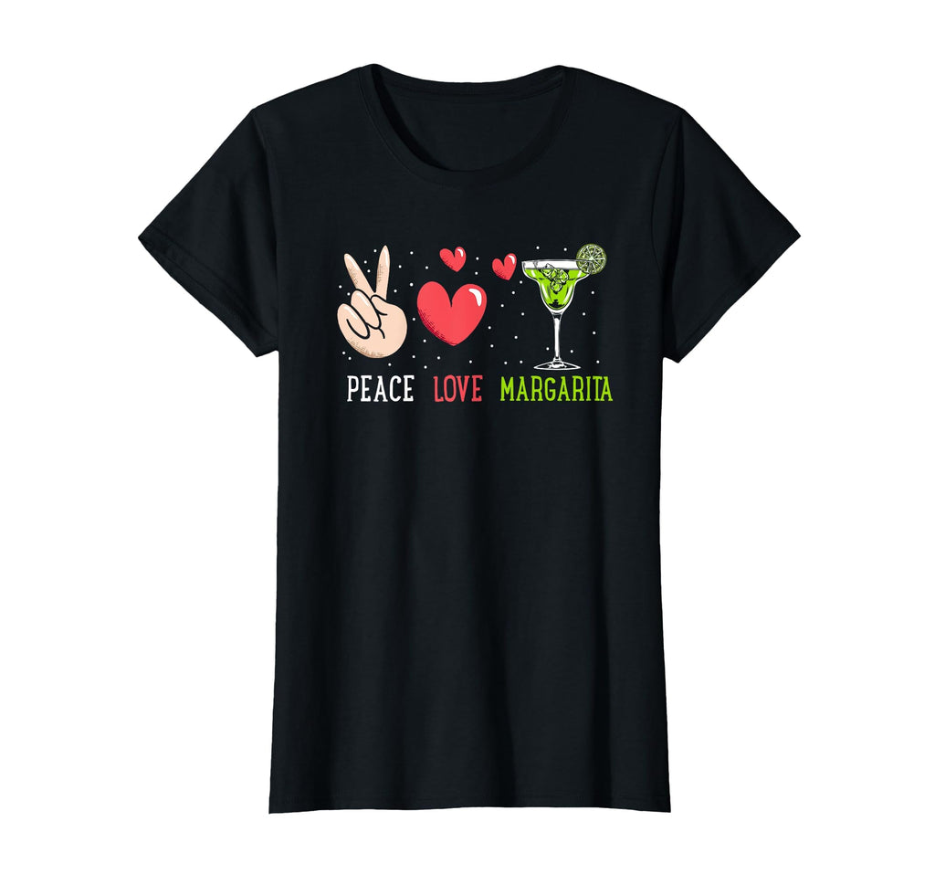 Peace Love Margarita Funny Margarita T-Shirt - Fun Novelty Design Unisex - T-Shirt, Sweatshirt, Hoodie